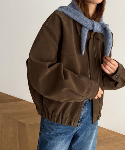 CANAL JEAN（キャナルジーン）の「El mar　ニットスカーフ（マフラー・レディース・ブラック/グレー/ブルー・ONE SIZE）」の9枚目の写真