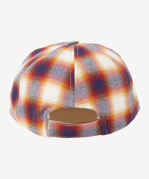 ISABEL MARANT（イザベルマラン）の「チェック柄キャップ（キャップ・メンズ・オリーブ×ブラック/ホワイト×レッド・57/59）」の3枚目の写真