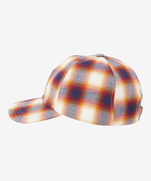 ISABEL MARANT（イザベルマラン）の「チェック柄キャップ（キャップ・メンズ・オリーブ×ブラック/ホワイト×レッド・57/59）」の5枚目の写真