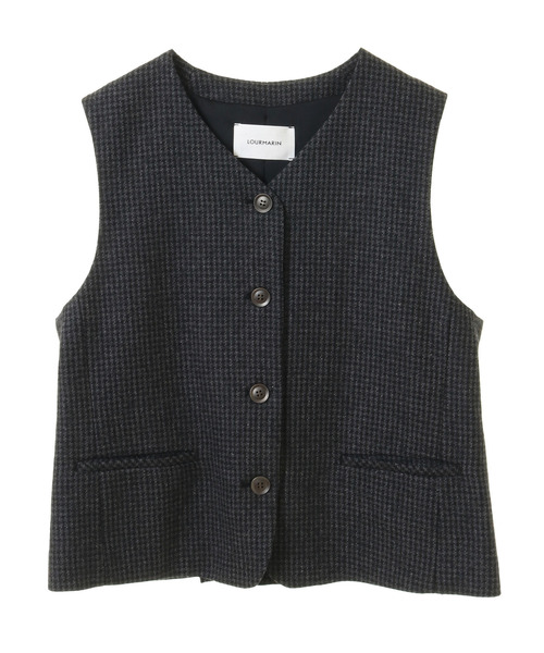 ベスト ジレ 「LOURMARIN」バックタックジレ レディース MELROSE CLAIRE｜【LOURMARIN】バックタックジレ | Rakuten