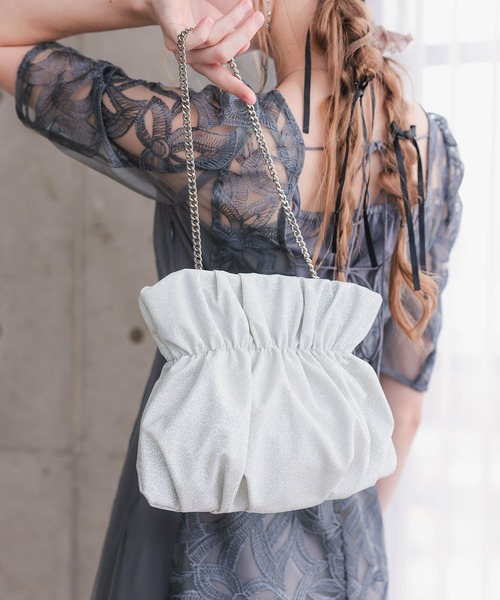 Dorry Doll（ドリードール）の「【ZOZO限定商品】グリッターギャザーBag（クラッチバッグ・レディース・ブラック/シルバー/ゴールド・FREE）」の22枚目の写真