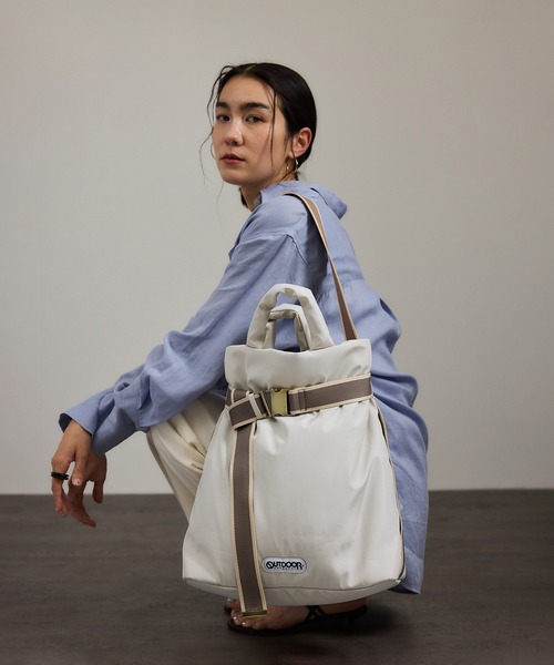極美品 OUTDOOR アウトドア アダムエロペ 2WAYトートバッグ カバン OUTDOOR PRODUCTS for SALON】別注2WAYトートバッグ2(505834195