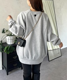 ハート刺繍オーバーサイズスウェット