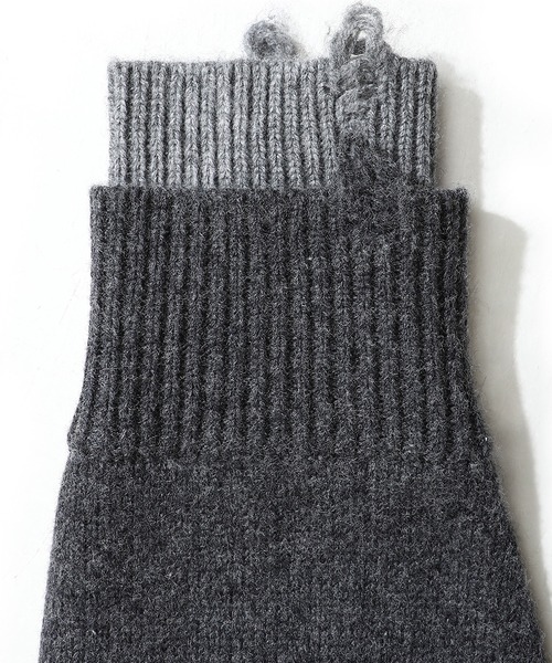 MASONPRINCE（メイソンプリンス）の「レイヤードデザイン ダメージ加工 ニット MY2137【MASONPRINCE】（ニット/セーター・メンズ・ネイビー/レッド/グレー・L/M/S）」の7枚目の写真