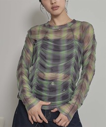 miette（ミエット）の「シャーリングシアートップス（Tシャツ/カットソー）」