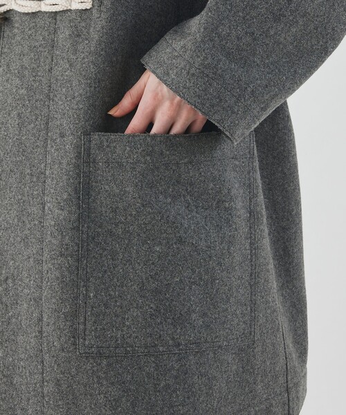 セール】ウールフェルトライク ダッフルコート（ダッフルコート