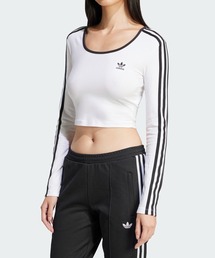 adidas | アディカラー スリーストライプス 長袖クロップTシャツ / ロンT / アディダスオリジナルス adidas Originals(Tシャツ/カットソー)