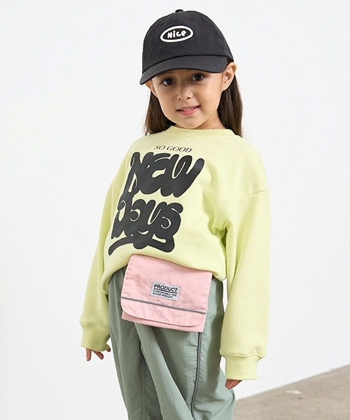 b・ROOM（ビールーム）の「【撥水加工】移動ポケット（バックパック/リュック・キッズ・レッド/ライトカーキ/シルバーグレー/ライトピンク/ブラック/レモンイエロー/パープル/ベージュ/ラベンダー/ブルー系その他2・F）」の9枚目の写真