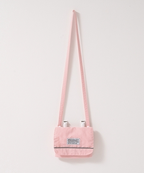 b・ROOM（ビールーム）の「【撥水加工】移動ポケット（バックパック/リュック・キッズ・レッド/ライトカーキ/シルバーグレー/ライトピンク/ブラック/レモンイエロー/パープル/ベージュ/ラベンダー/ブルー系その他2・F）」の13枚目の写真