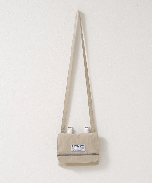 b・ROOM（ビールーム）の「【撥水加工】移動ポケット（バックパック/リュック・キッズ・レッド/ライトカーキ/シルバーグレー/ライトピンク/ブラック/レモンイエロー/パープル/ベージュ/ラベンダー/ブルー系その他2・F）」の14枚目の写真