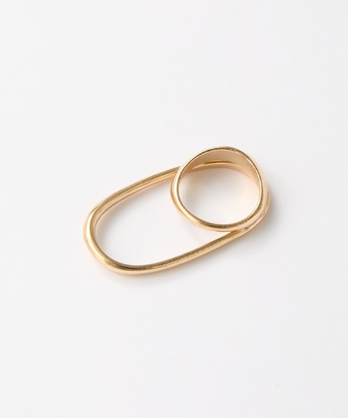 COLONY 2139（コロニートゥーワンスリーナイン）の「アタッチメントダブルリング（リング・レディース・シルバー/ゴールド・FREE）」の13枚目の写真