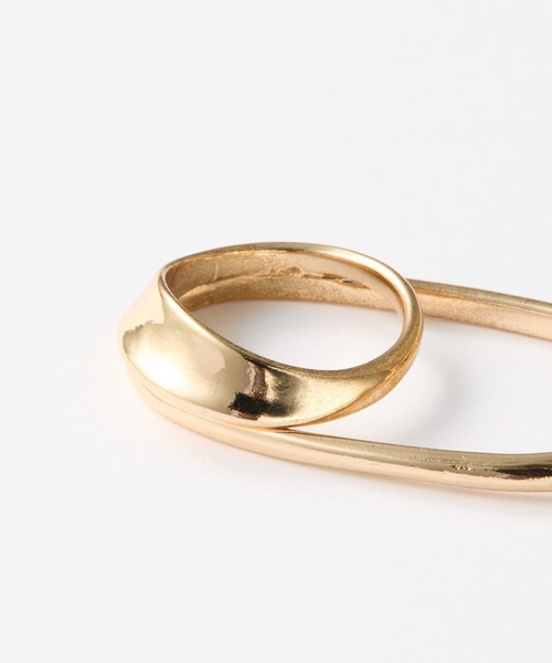 COLONY 2139（コロニートゥーワンスリーナイン）の「アタッチメントダブルリング（リング・レディース・シルバー/ゴールド・FREE）」の14枚目の写真