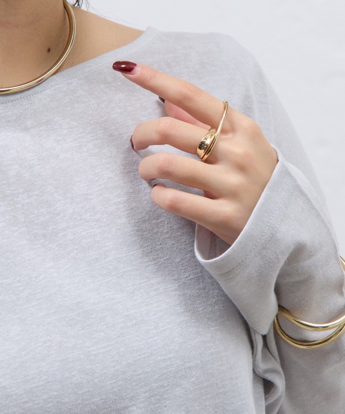 COLONY 2139（コロニートゥーワンスリーナイン）の「アタッチメントダブルリング（リング・レディース・シルバー/ゴールド・FREE）」の10枚目の写真