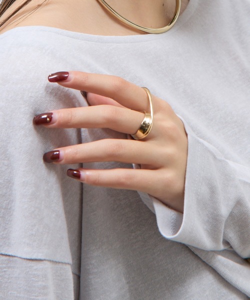 COLONY 2139（コロニートゥーワンスリーナイン）の「アタッチメントダブルリング（リング・レディース・シルバー/ゴールド・FREE）」の11枚目の写真