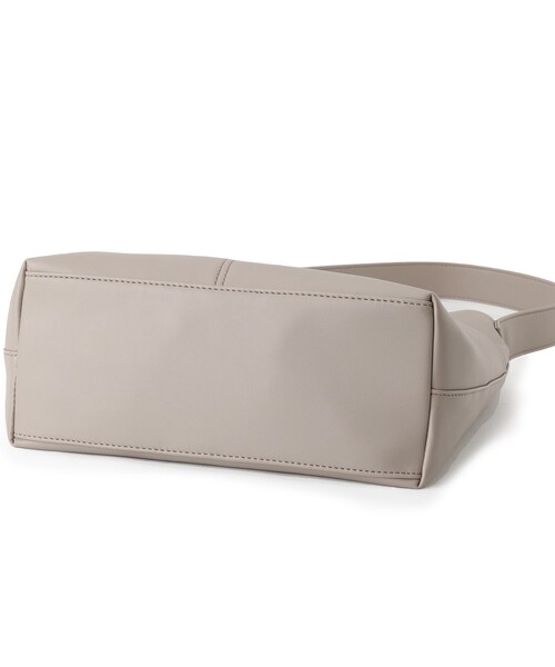 ITS'DEMO（イッツデモ）の「◆【A4対応】ワンハンドルバケツショルダー（ショルダーバッグ・レディース・ライトベージュ/ブラック/ナチュラル・00）」の15枚目の写真