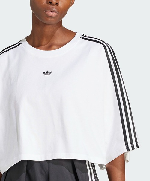 Tシャツ・カットソー ADIDAS 3S TEE 5FT1880 adidas 3-STRIPES TEE WHITE （アディダス スリーストライプス T