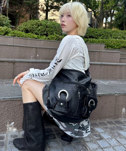 韓国ブランド【DOUBLE COMMA】 CLOUD BAG 黒 A'GEM/9 × .kom 『.KOM/ドットケーオーエム』 2WAYバッグ .KOM│A'GEM