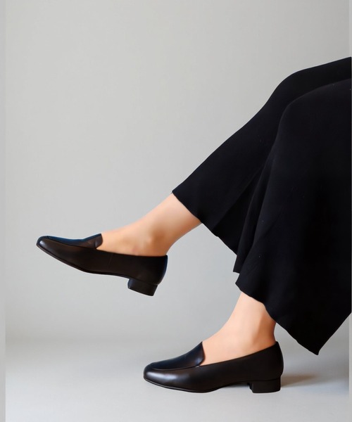 blanc/bleu(ブランブルー)の「【日本製/本革】ベーシックローファー(ローファー・レディース・ブラック・22.5cm/23.0cm/23.5cm/24.0cm/24.5cm/22.0cm)」の5枚目の写真