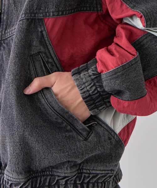 CRAFT STANDARD BOUTIQUE（クラフトスタンダードブティック）の「デニムトラックジャケット（テーラードジャケット・メンズ・インディゴブルー/ブラック・M/L/XL）」の20枚目の写真