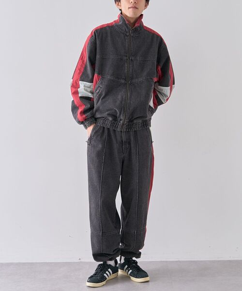 CRAFT STANDARD BOUTIQUE（クラフトスタンダードブティック）の「デニムトラックジャケット（テーラードジャケット・メンズ・インディゴブルー/ブラック・M/L/XL）」の22枚目の写真