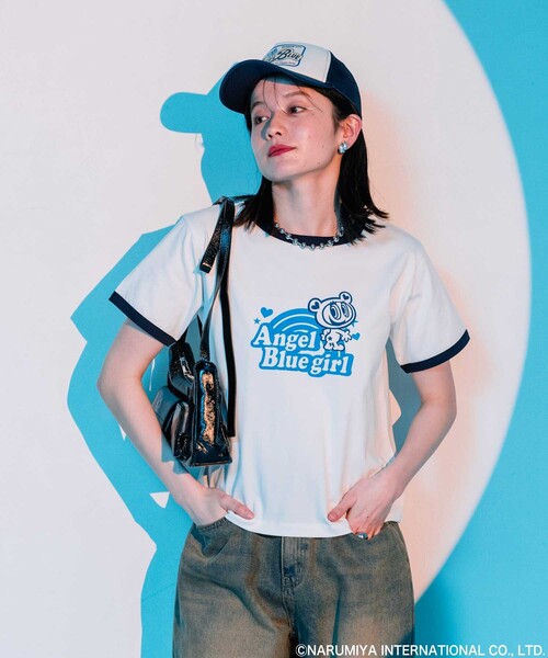 【新品未開封】ナルミヤキャラクターズTシャツ　ブラック FREAK'S STORE/ナルミヤキャラクターズ ラグランTシャツ