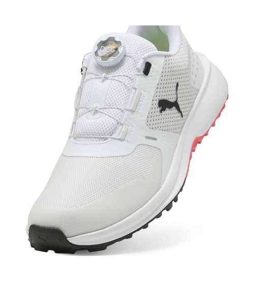 PUMA(プーマ)の「PUMA プーマ メンズ ゴルフ フュージョン グリップ 6 ディスク スパイク シ(スニーカー・メンズ・ホワイト×レッド/ブラック×グレー・26.5cm/26.0cm/25.5cm/27.0cm/28.5cm/28.0cm/27.5cm/25.0cm)」の7枚目の写真