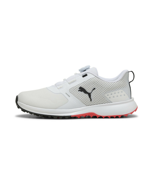 PUMA(プーマ)の「PUMA プーマ メンズ ゴルフ フュージョン グリップ 6 ディスク スパイク シ(スニーカー・メンズ・ホワイト×レッド/ブラック×グレー・26.5cm/26.0cm/25.5cm/27.0cm/28.5cm/28.0cm/27.5cm/25.0cm)」の13枚目の写真