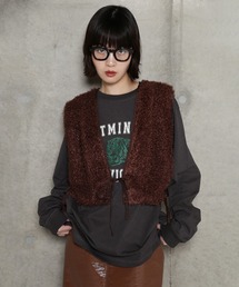 CHIGNON（シニヨン）の「CHIGNON シアーテーラーベスト（ベスト