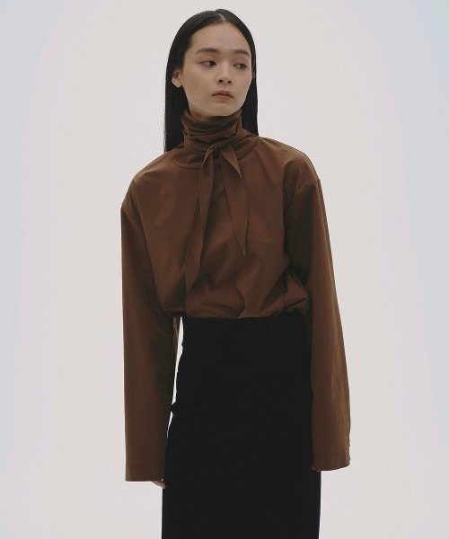TODAYFUL（トゥデイフル）の「Roundhem Tie Blouse（シャツ/ブラウス