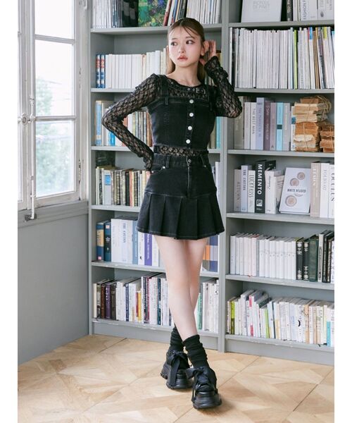 EATME（イートミー）の「レースプルオーバー（Tシャツ/カットソー・レディース・ブラック/オフホワイト/イエロー・FREE）」の21枚目の写真