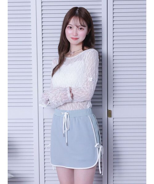 EATME（イートミー）の「レースプルオーバー（Tシャツ/カットソー・レディース・ブラック/オフホワイト/イエロー・FREE）」の14枚目の写真