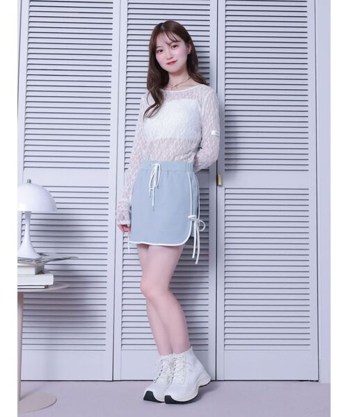 EATME（イートミー）の「レースプルオーバー（Tシャツ/カットソー・レディース・ブラック/オフホワイト/イエロー・FREE）」の12枚目の写真