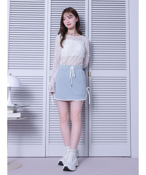 EATME（イートミー）の「レースプルオーバー（Tシャツ/カットソー・レディース・ブラック/オフホワイト/イエロー・FREE）」の11枚目の写真