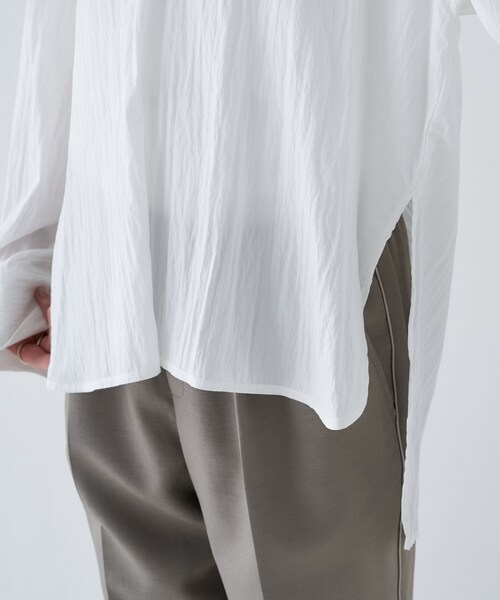 cloenc（クロエンス）の「【手洗い可】スキッパーシャツブラウス（シャツ/ブラウス・レディース・ホワイト/グレー/ピンク・02）」の18枚目の写真