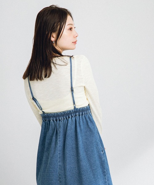 URBAN RESEARCH Sonny Label（アーバンリサーチサニーレーベル）の「デニムキャミワンピース（ワンピース・レディース・ブラック/インディゴブルー・FREE）」の16枚目の写真