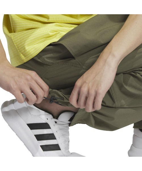 adidas（アディダス）の「アディダス adidas シティエスケープ ルーズフィット ストレッチウーブン カーゴパンツ（カーゴパンツ・メンズ・オリーブ/キャメル・S/M/L/LL/3L）」の9枚目の写真