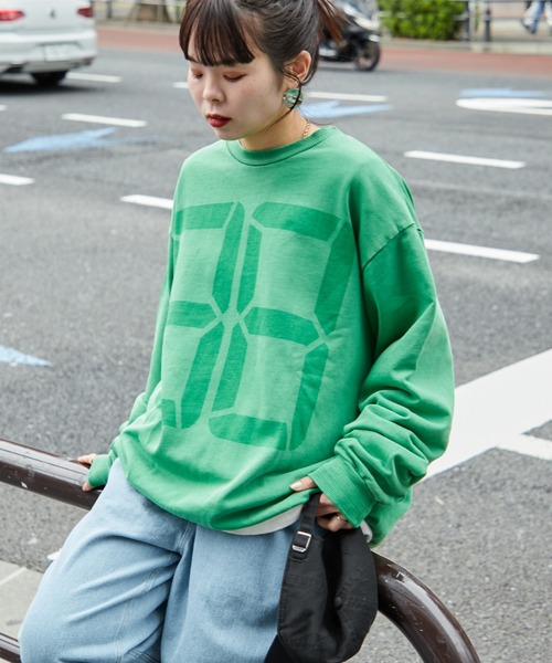 Franklin Climbing（フランクリンクライミング）の「■【Franklin Climbing】ヴィンテージクルースウェット（スウェット・メンズ・ライトグレー/グリーン/ブラック・MEDIUM/LARGE）」の13枚目の写真