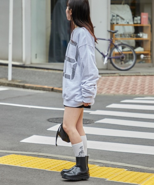 Franklin Climbing（フランクリンクライミング）の「■【Franklin Climbing】ヴィンテージクルースウェット（スウェット・メンズ・ライトグレー/グリーン/ブラック・MEDIUM/LARGE）」の11枚目の写真