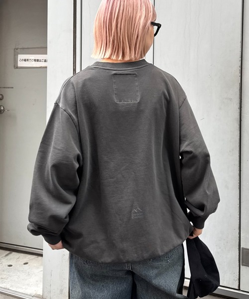 Franklin Climbing（フランクリンクライミング）の「■【Franklin Climbing】ヴィンテージクルースウェット（スウェット・メンズ・ライトグレー/グリーン/ブラック・MEDIUM/LARGE）」の22枚目の写真