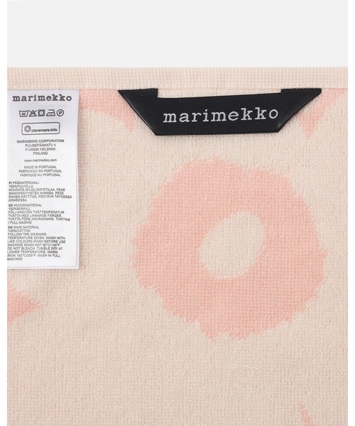marimekko（マリメッコ）の「【JAPAN EXCLUSIVE】Unikko / mini towel 26x26cm（ハンカチ/ハンドタオル・レディース・ライトピンク・FREE）」の3枚目の写真