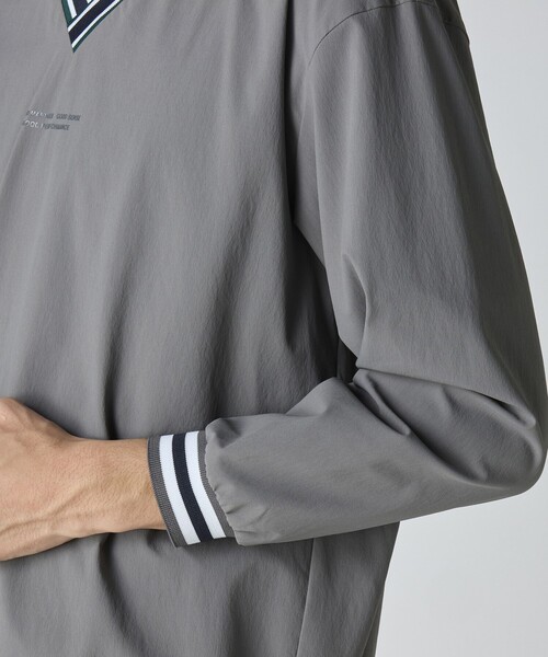 【美品】UNITED ARROWS GOLF Vネック プルオーバー グレーS UNITED ARROWS - 【美品】UNITED ARROWS GOLF Vネック プルオーバー