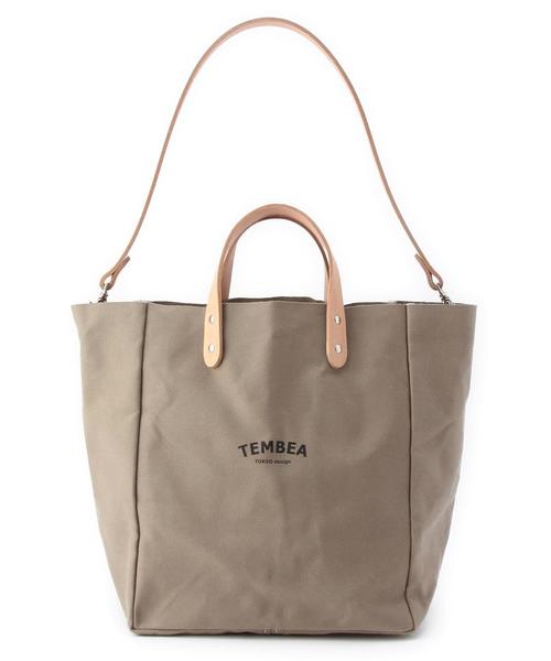 TEMBEA(テンベア)の「<TEMBEA(テンベア)> CLUB TOTE LOGO/トートバッグ(トートバッグ・メンズ・ホワイト/グレー・ONE SIZE)」の5枚目の写真