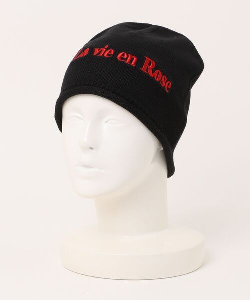 jouetie（ジュエティ）の「カラーロゴビーニー（ニットキャップ/ビーニー・レディース・ピンク/グレー/ブラック・FREE）」の11枚目の写真