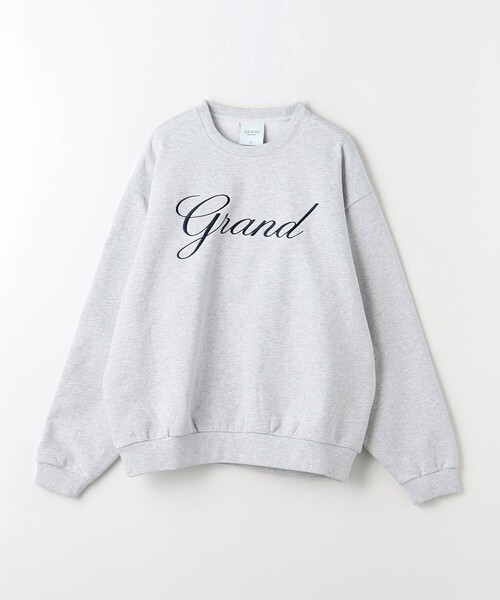MONKEY TIME(モンキータイム)の「<GRAND COLLECTION> エンブロイダリー クルーネック スウェット(スウェット・メンズ・ブラック/グレー・M/L)」の2枚目の写真