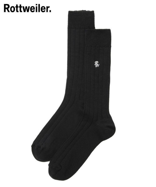 ROTTWEILER（ロットワイラー）の「【ROTTWEILER / ロットワイラー】R9 PURPLE SOX[RW24A0744]（ソックス/靴下・メンズ・ブラック・ONE）」の2枚目の写真