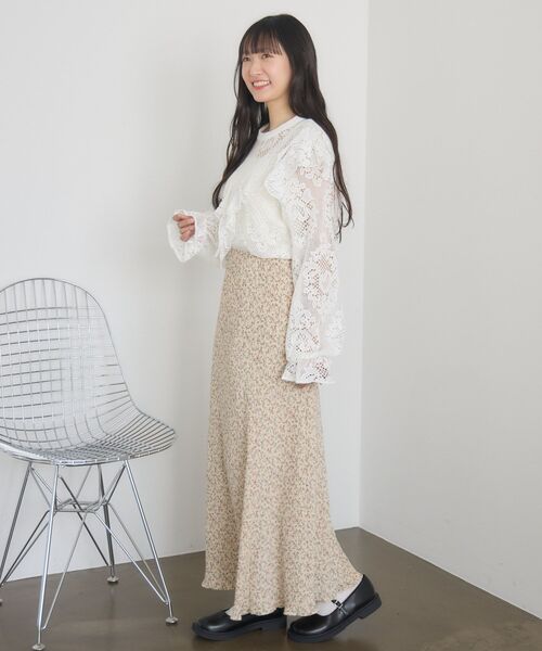 RETRO GIRL（レトロガール）の「アソート細プリーツSK（スカート・レディース・ブラック/ブラウン系その他/ブラック系その他/ピンク系その他・FREE）」の10枚目の写真