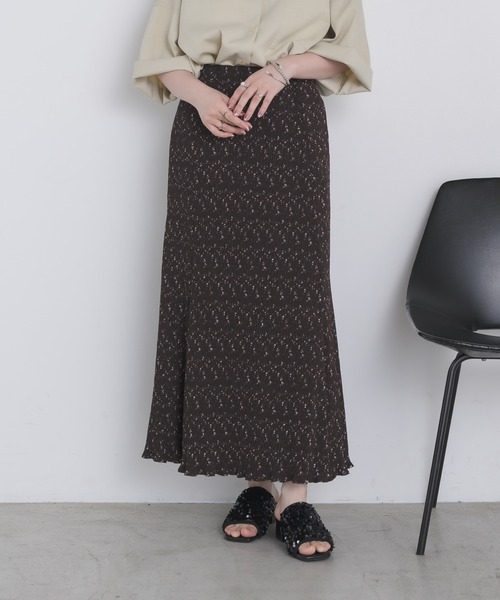 RETRO GIRL（レトロガール）の「アソート細プリーツSK（スカート・レディース・ブラック/ブラウン系その他/ブラック系その他/ピンク系その他・FREE）」の4枚目の写真