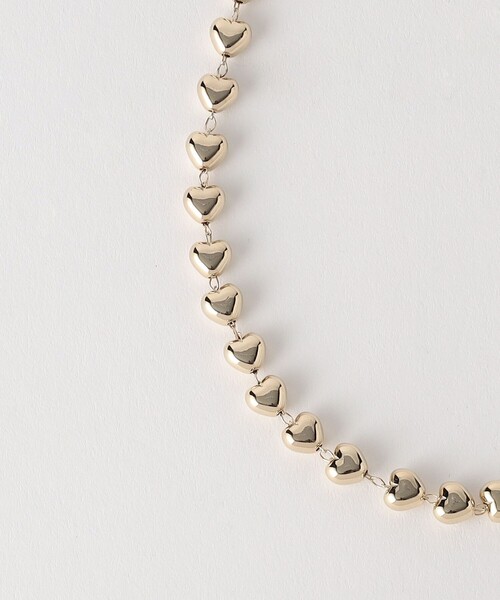 BEAUTY&YOUTH UNITED ARROWS（ビューティーアンドユースユナイテッドアローズ）の「メタルハート ショートネックレス（ネックレス・レディース・シルバー/ゴールド・FREE）」の5枚目の写真