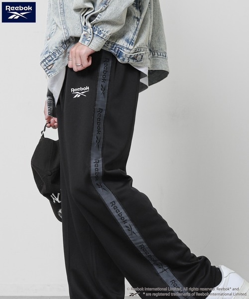 Reebok(リーボック)の「【Reebok】 トラックパンツ / ジャージ ライン柄 【セットアップ可能】(その他パンツ・メンズ・ネイビー/ブラック/サックスブルー/チャコール・MEDIUM/LARGE/X-LARGE)」の6枚目の写真