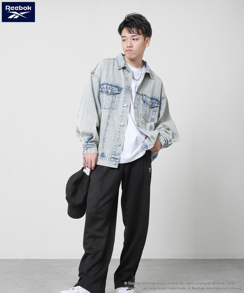 Reebok(リーボック)の「【Reebok】 トラックパンツ / ジャージ ライン柄 【セットアップ可能】(その他パンツ・メンズ・ネイビー/ブラック/サックスブルー/チャコール・MEDIUM/LARGE/X-LARGE)」の7枚目の写真